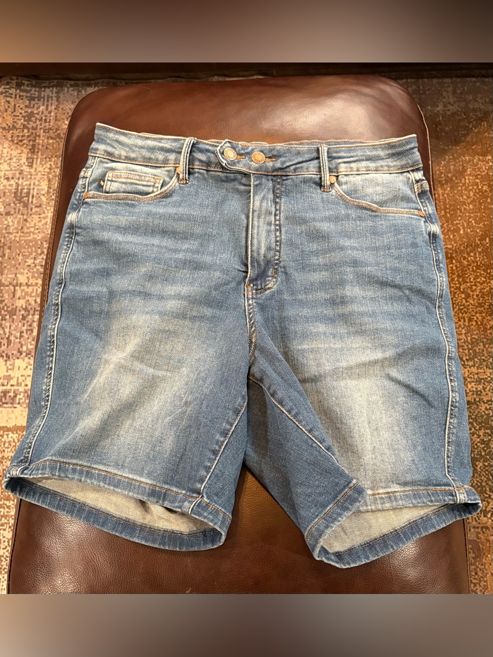 Judy Blue Double Button Jean Shorts